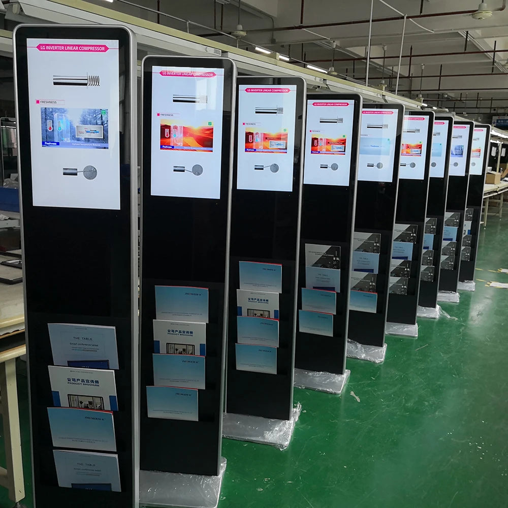 21.5 32 43 Inch Shopping Mall Android Interactive Touch Screen Digital Signage Display Floor Stand Lcd Self Service Kiosk
