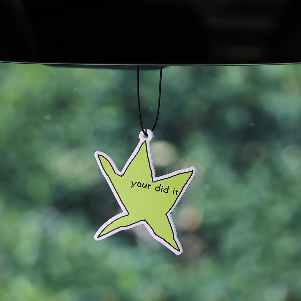 Quote Phrase Word Fragrant Paper Auto Interiors Colorful Car Fragrance Cabinet Bedroom Air Freshener Hangs Solid Perfume Gifts