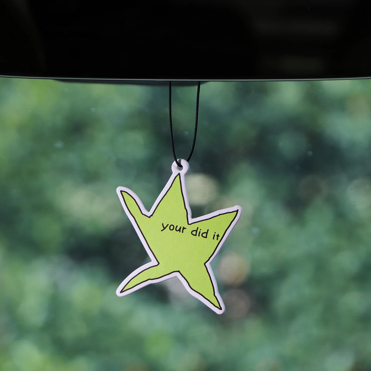 Quote Phrase Word Fragrant Paper Auto Interiors Colorful Car Fragrance Cabinet Bedroom Air Freshener Hangs Solid Perfume Gifts