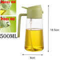 Oil Bottle Oil Spray for Cooking Household Kitchen Spray Olive Oil Barbecue Fat Control Food Grade Spray Pot Kitchen Gadgets