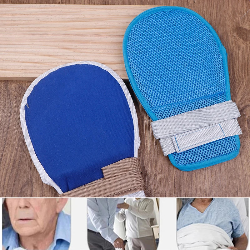 1 Pcs Medical Restraint Glove Detachable Bedridden Patient Anti Fall Hand Constraint Protector Anti Scratch Fixed Glove〔CC55〕