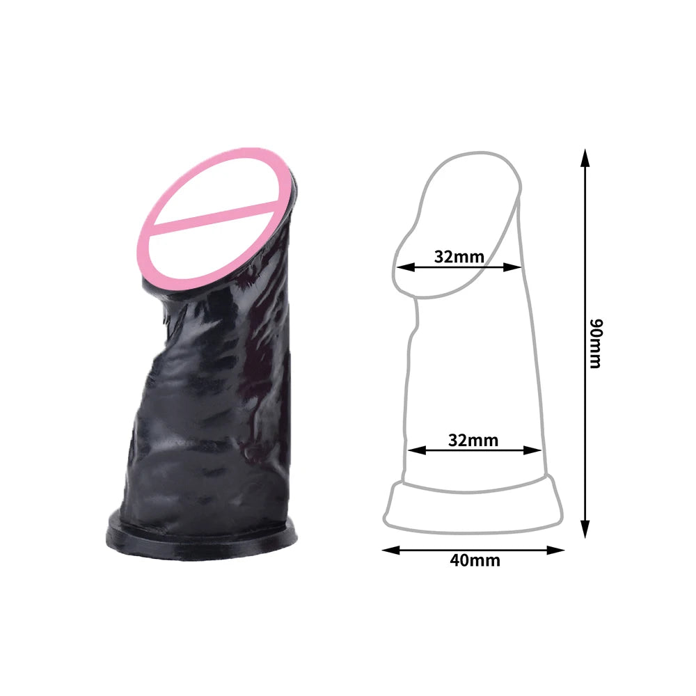 FRKO Male Inverted Chastity Cage with Big Urine Can Matched With P001 Dildo Lockcock BDSM Intimate Adult Products For Men Gay