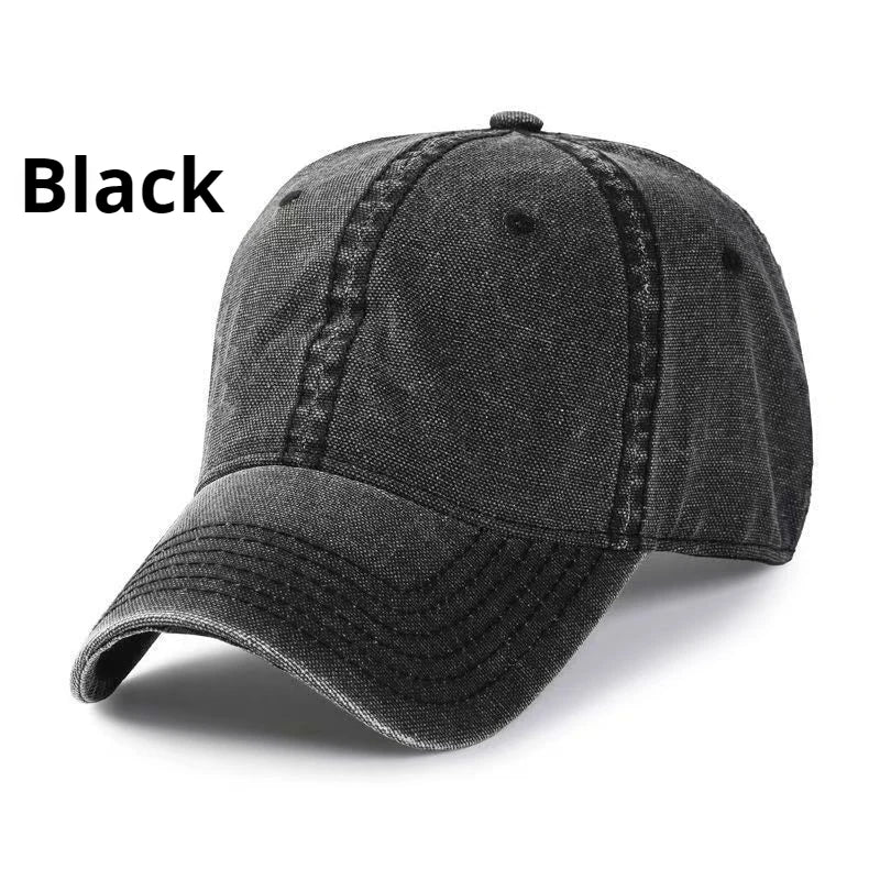 URBANCREW Washed Cotton Baseball Cap – Adjustable Streetwear Hat