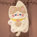 Cartoon Cat Hand Towels Cute Animal Absorbent Hanging Towel for Bathroom Kitchen Wiping Water Hand Towel Handkerchief Cloth