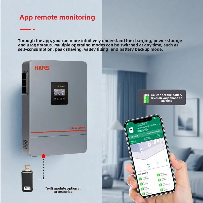 Photovoltaic off-grid integrated inverter-controller 3kW 3.6kW 6.2kW 5.5kW 6.5kW Hybrid Solar Inverter for Home Use MPPT