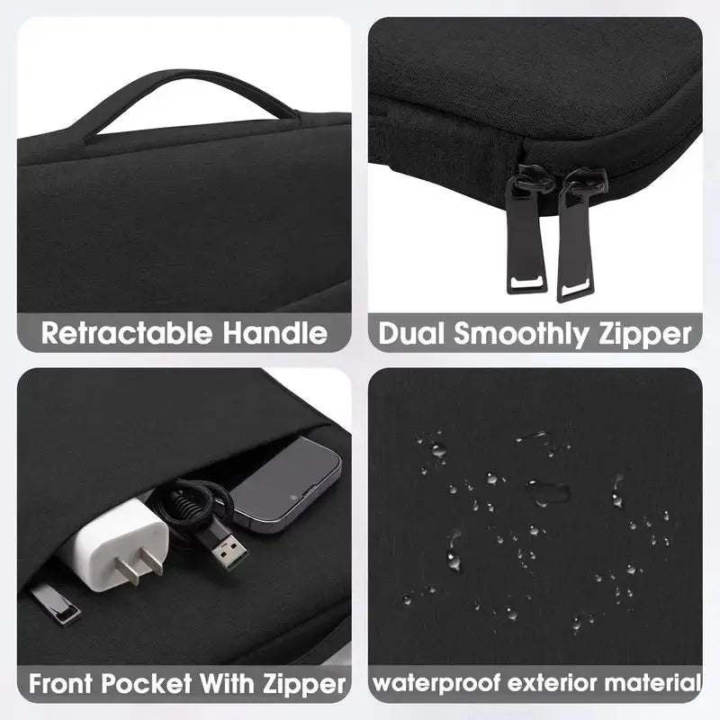 13/14-15/15.6-inch Laptop Inner Bag, Tablet Protective Cover, Waterproof Thin Storage Bag, Laptop IPad Handbag