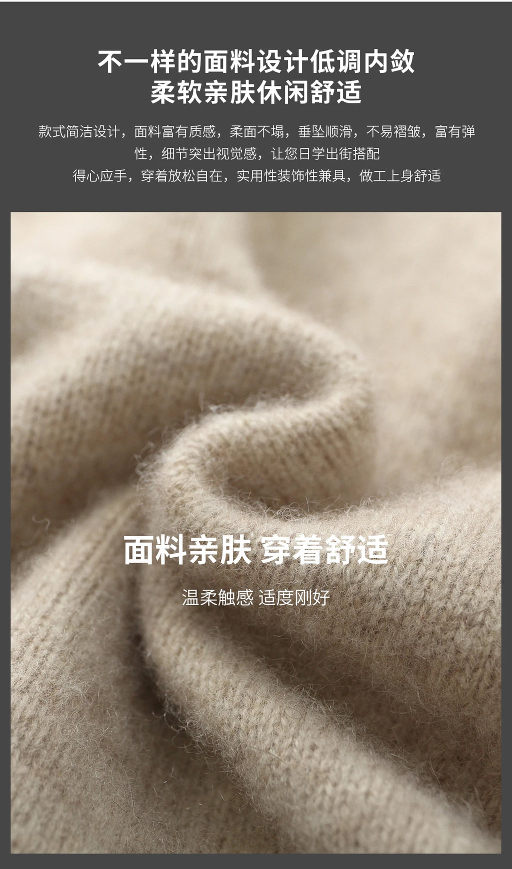 Men's 100% Merino Wool Two-piece Suit Autumn Winter Knitting Zipper Cardigan and Straight-leg Pants Warm Thickened Clothing Sets