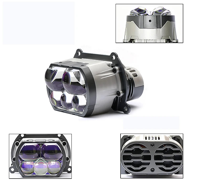 YINDING100W 3.0-inch LED five lens car light 6000K, motorcycle off-road LED light, modified car parts car LED headlights