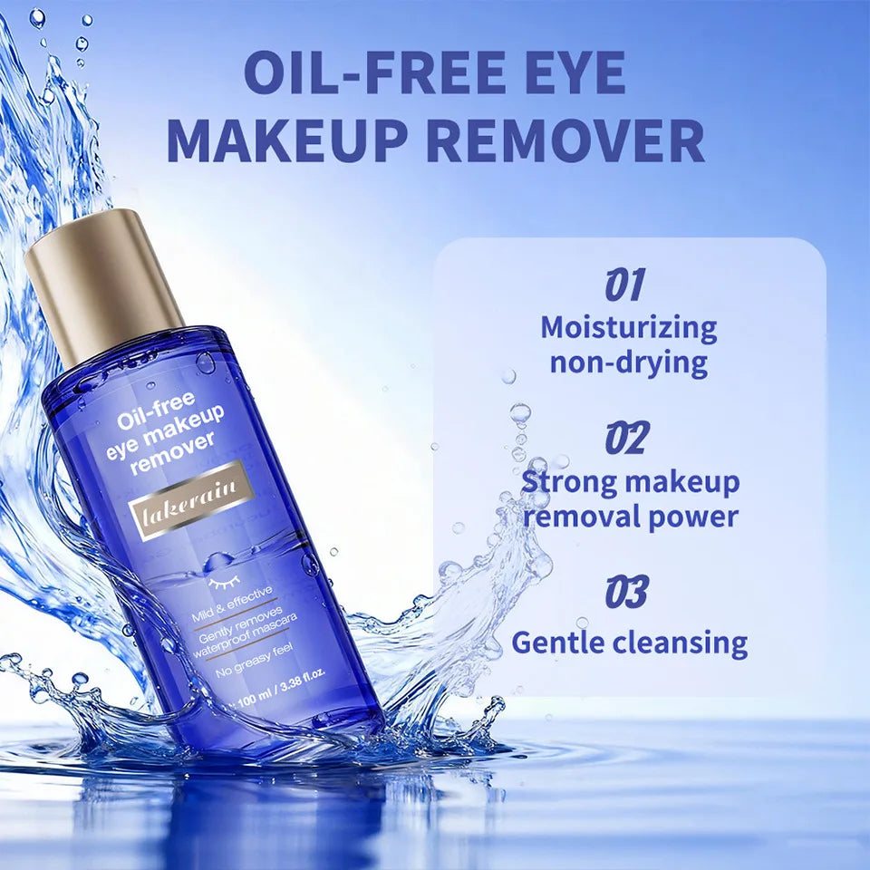 100ml Mild Oil-Free Eye Makeup Remover, Deep Cleansing Liquid