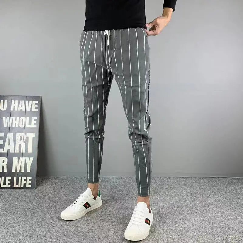 New Men's Lightweight Smart Casual Loose Straight Dress Suit Pants All Match Korean 2024 Business Trousers Streetwear Z121