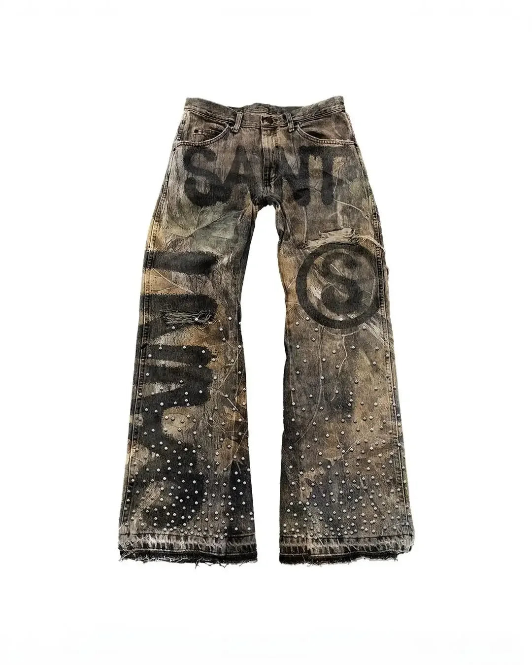 Hip Hop Complex Heavy Industry Workwear Jean Casual Denim Pants High Waist Straight Wide Leg Jeans Harajuku Y2k Men Women Jeans