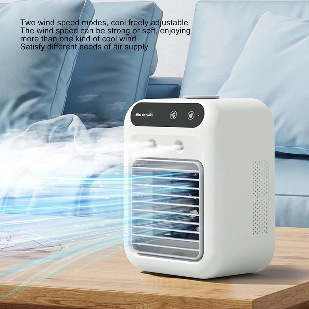 Portable Air Conditioner Small Air Cooler Efficient Cooling 500ml Water  Professional Energy Saving for Office for Camping