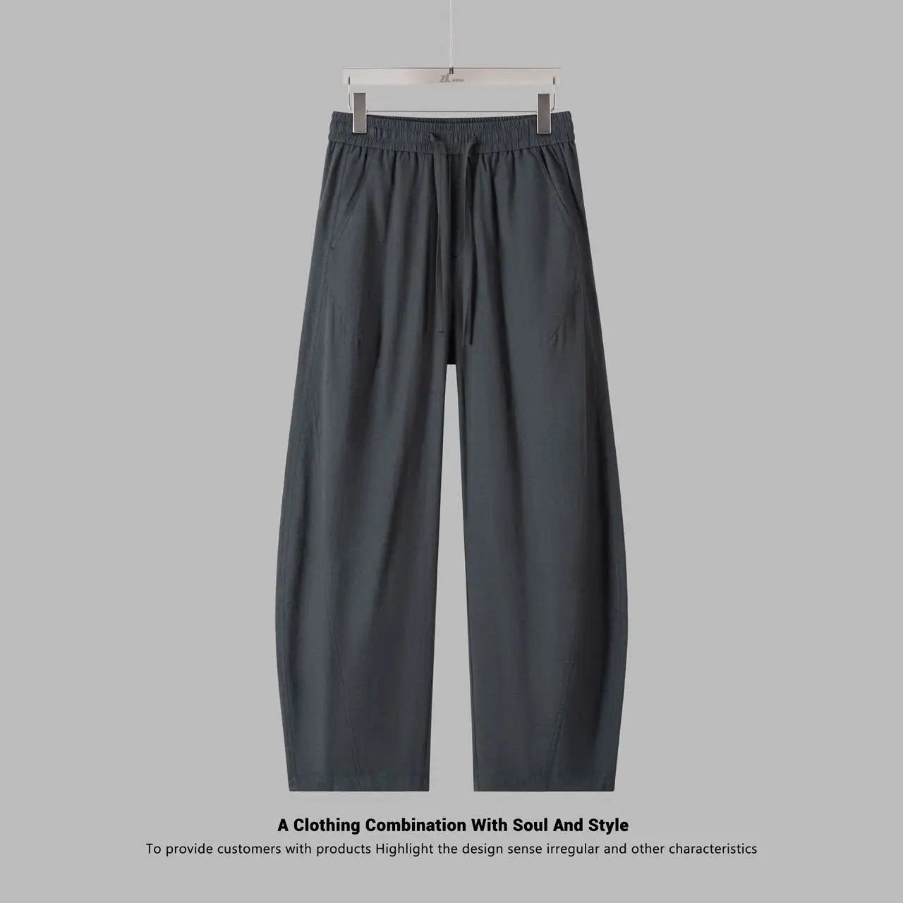 Spring/summer Japanese Retro Work Pants Men Women Breathable Loose Baggy Curved Pants Streetwear Cityboy Casual Balloon Pants