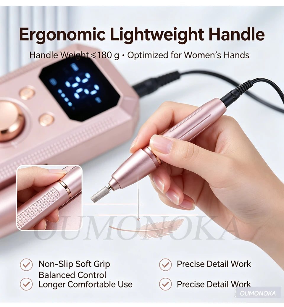Professional Electric Nail Drill Machine Lathe Kit Nail Sander File for Manicure Cutter Set Art Supplies Salon Grinder Tools