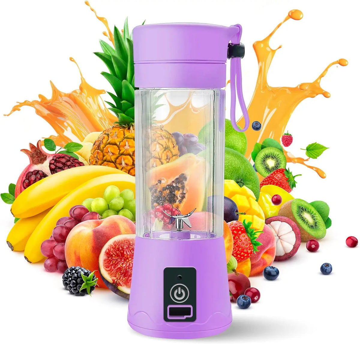 Portable Mini Electric Juicer USB Charging Fruit Orange Lemon Blender Smoothie Milkshake Maker Kitchen Automatic Fresh Squeezer