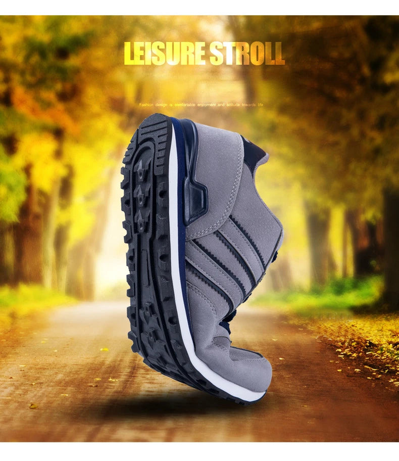 Brand Sneakers Men Outdoor Running Shoes High Quality Lace-Up Men Casual Shoes Fashion Comfortable Walking Shoes Tenis Hombres