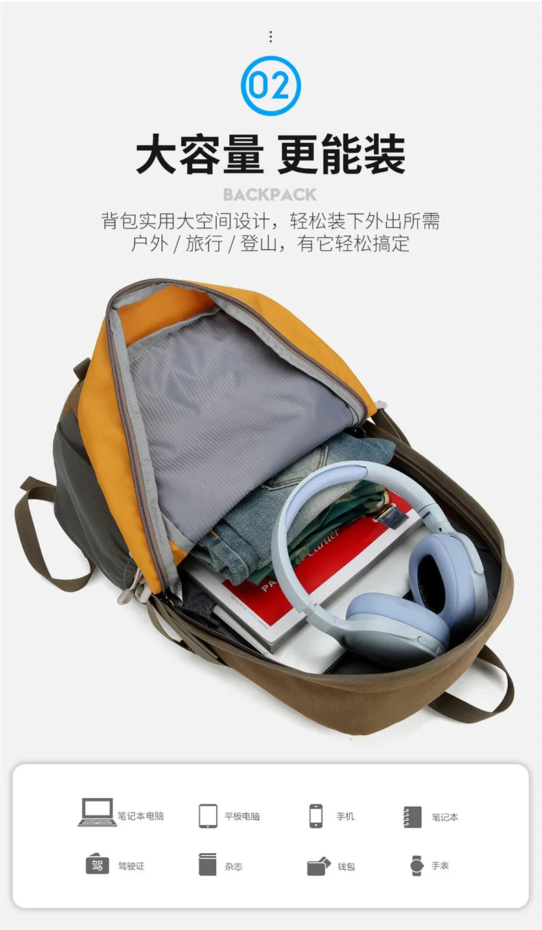 Outdoor Hiking Backpack for Women and Men Nylon Waterproof Travel Backpacks High Quality Mountaineering Camping Sports Bag