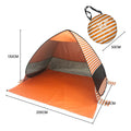 Beach Tent  Automatic Instant Pop Up Tent Potable Beach Tent Outdoor Waterproof UV Protection Camping Fishing Tent