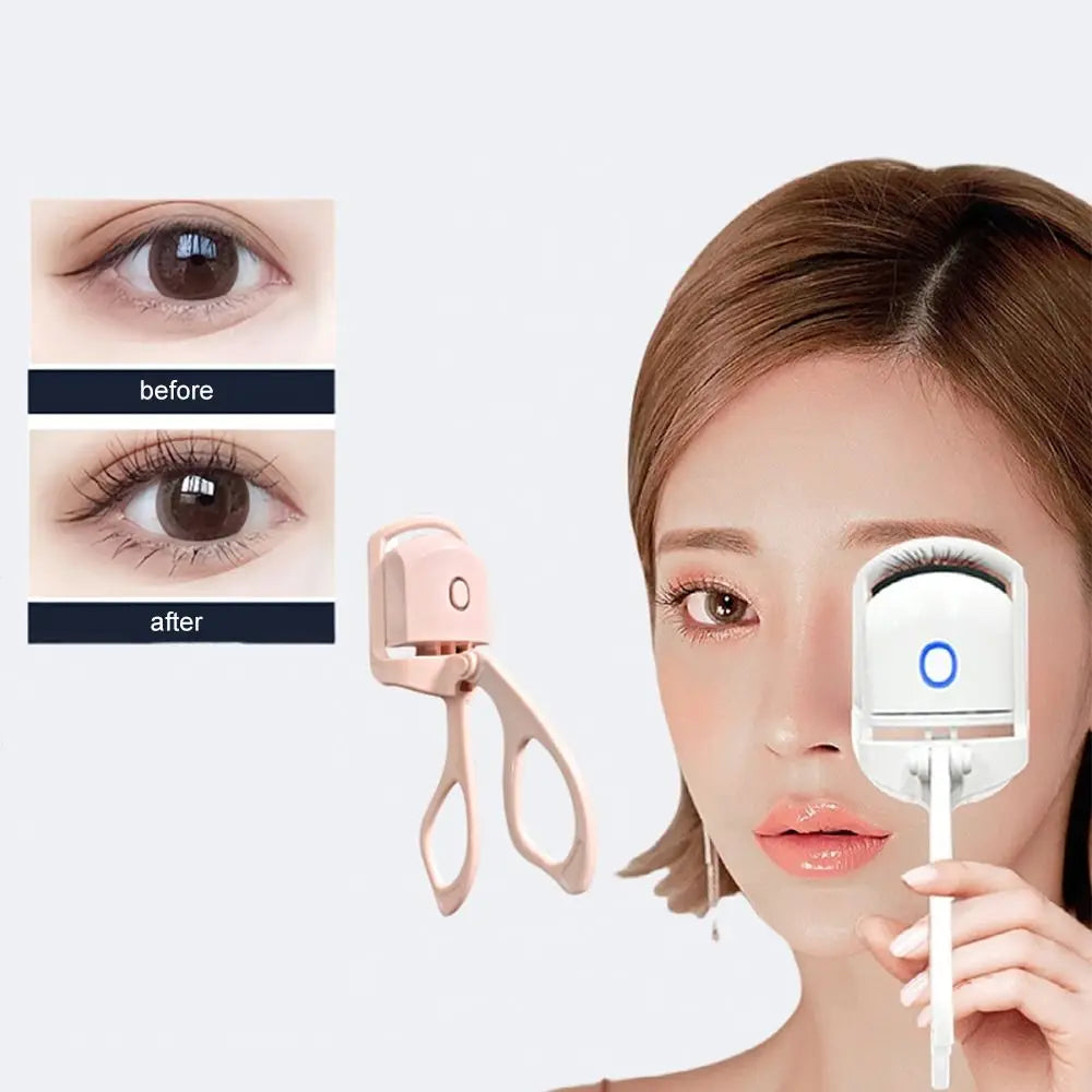 Lash Perm Electric Eyelash Curler Temperature Control Long-Lasting Curl Eyelashes Clip Electric ABS Beauty Eye Instrument Women