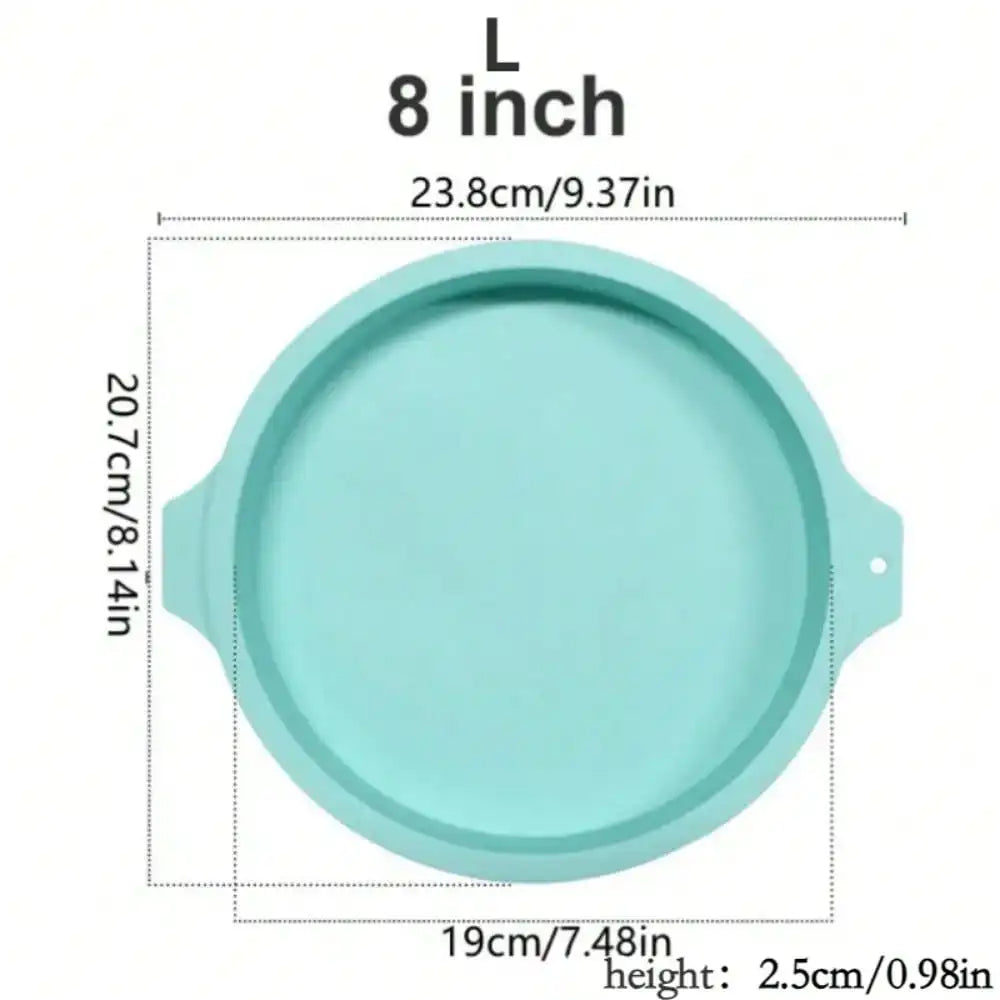 1pc 4/6/8 Inch High Quality Silicone Round Cake Mold Food Grade High Temperature Resistant Oven Baking Sandwich Baking Tools