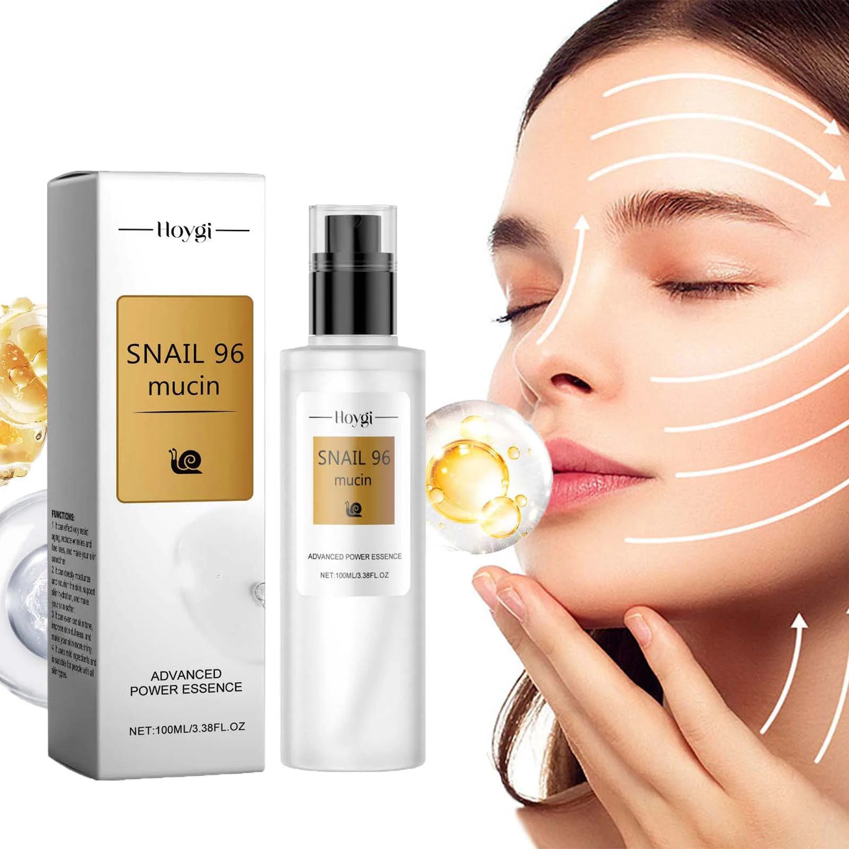 Precious Snail 96 Mucin Power Essence Smoothing Wrinkle Repairing Lift Firm Fade Fine Lines Brightening Skin Care Moisturizing