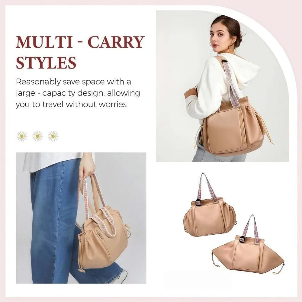 Multifunctional Travel Storage Bag Lightweight Cradle Design Women's Backpack Durable Waterproof Mommy Bag Mother Baby Outing