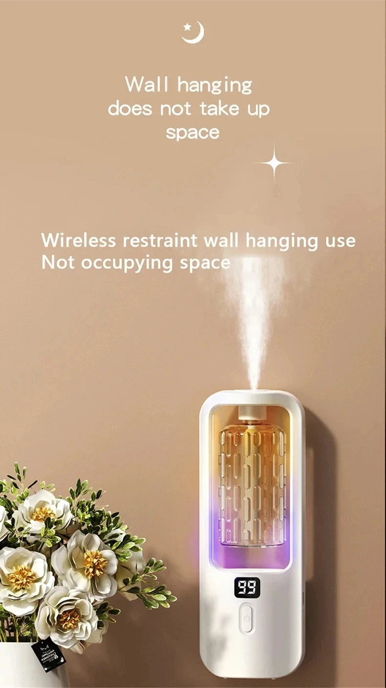 Intelligent Aromatherapy Machine Diffuse Long Lasting Spray Air Freshener Toilet Deodorizer Household Bedroom Automatic Sprayer
