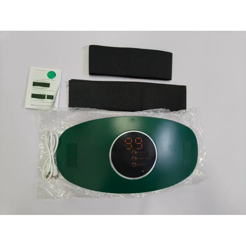 Rechargeable Waist Belt EMS Slimming Massager Fat Burning Body Shaper Vibration Belt for Weight Loss Constipation Relief