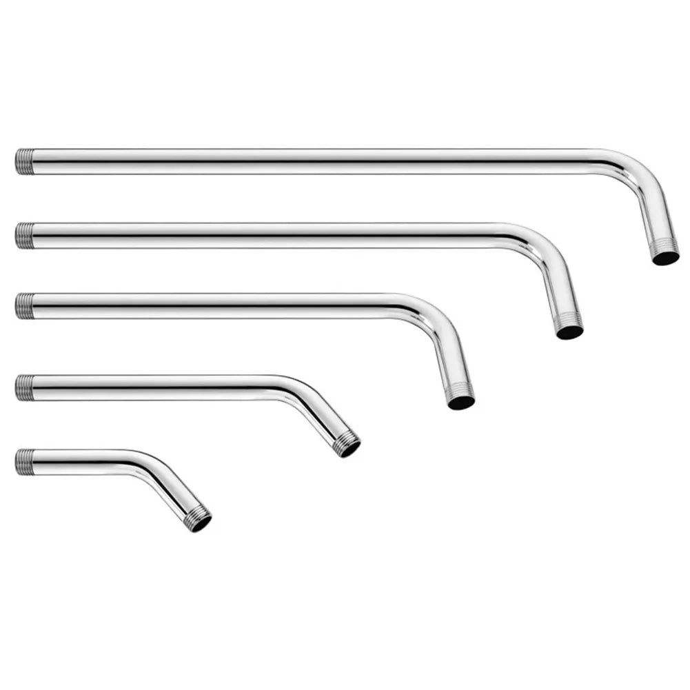 1PC Wall Shower Arm Shower Head Extension Pipe Stainless Steel Arm Bracket Bathroom Home Accessories
