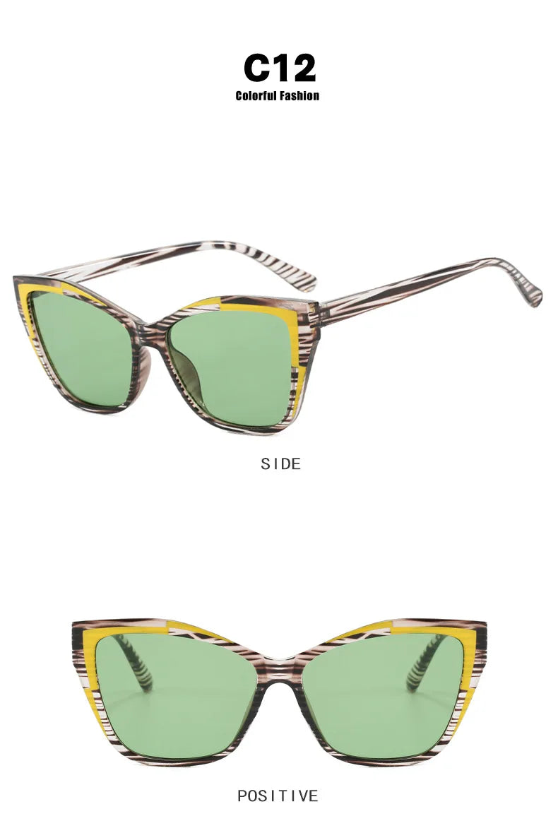 Vintage Brand Designer Cat Eye Glasses Blue Light Blocking Glasses Women Spectacle Computer Eye Protection Glass Unisex Lentes