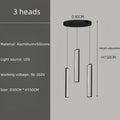 Modern Simple Staircase LED Chandeliers Aluminum Squarer Pendant Lights Loft Villa Duplex Exhibition Hall Decor Lighting Fixture