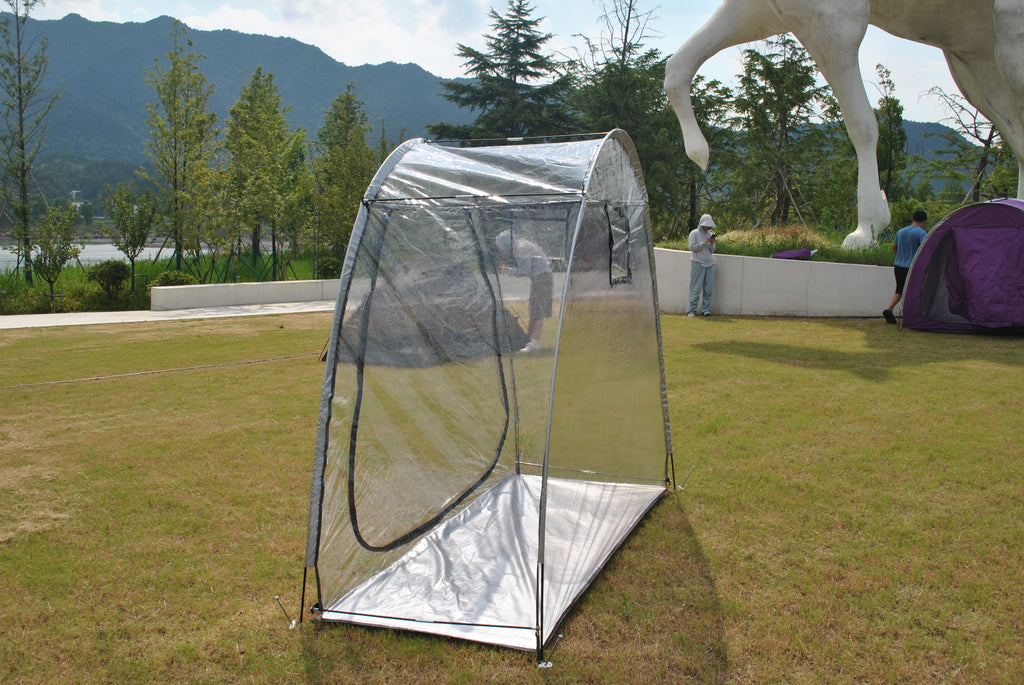 Weather Resistant Outdoor Clear Tent for Bike Trip Camping Picnic Winter Sports Transparent Fishing Shelter Garden 4 Season