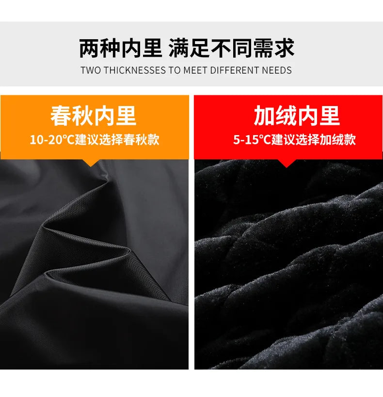 Big Size 9XL Men's Long Trench Coat Hood Fleece Thick Windbreaker Male Autumn Winter Lightweight Plus Large Oversize Hat Zipper