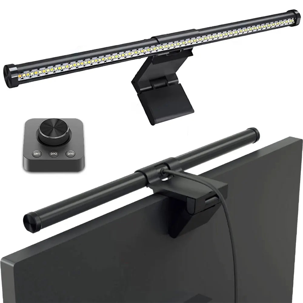 Smart RGB Monitor Light Bar Led Lights Wifi Dimmable Setup Gaming Room Decor Lightbar PC Screen Hanging Remote Control Desk Lamp