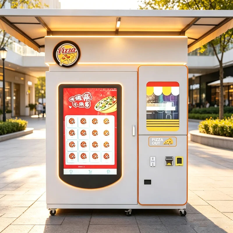 Pizza Vending Machine Supplier Pizza Dispenser Distributeur Automatique Outdoor Pizza Vending Machine for Sale Customized