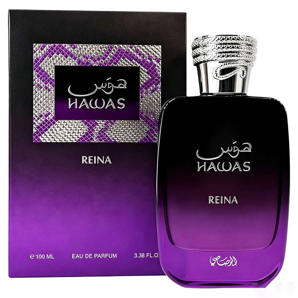 Rasasi HAWAS REINA Women's perfume 100ml, lasting sweet fruity floral fragrance, luxury women's perfume daily party gift Cologne