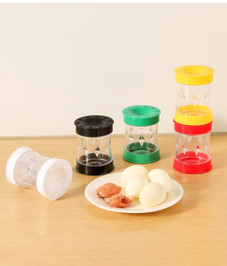 1PC Egg Peeler Hand Crank Egg Shell Remover Kitchen Gadgets Boiled Eggs Eggshell Separator Peeler Cooking Accessories
