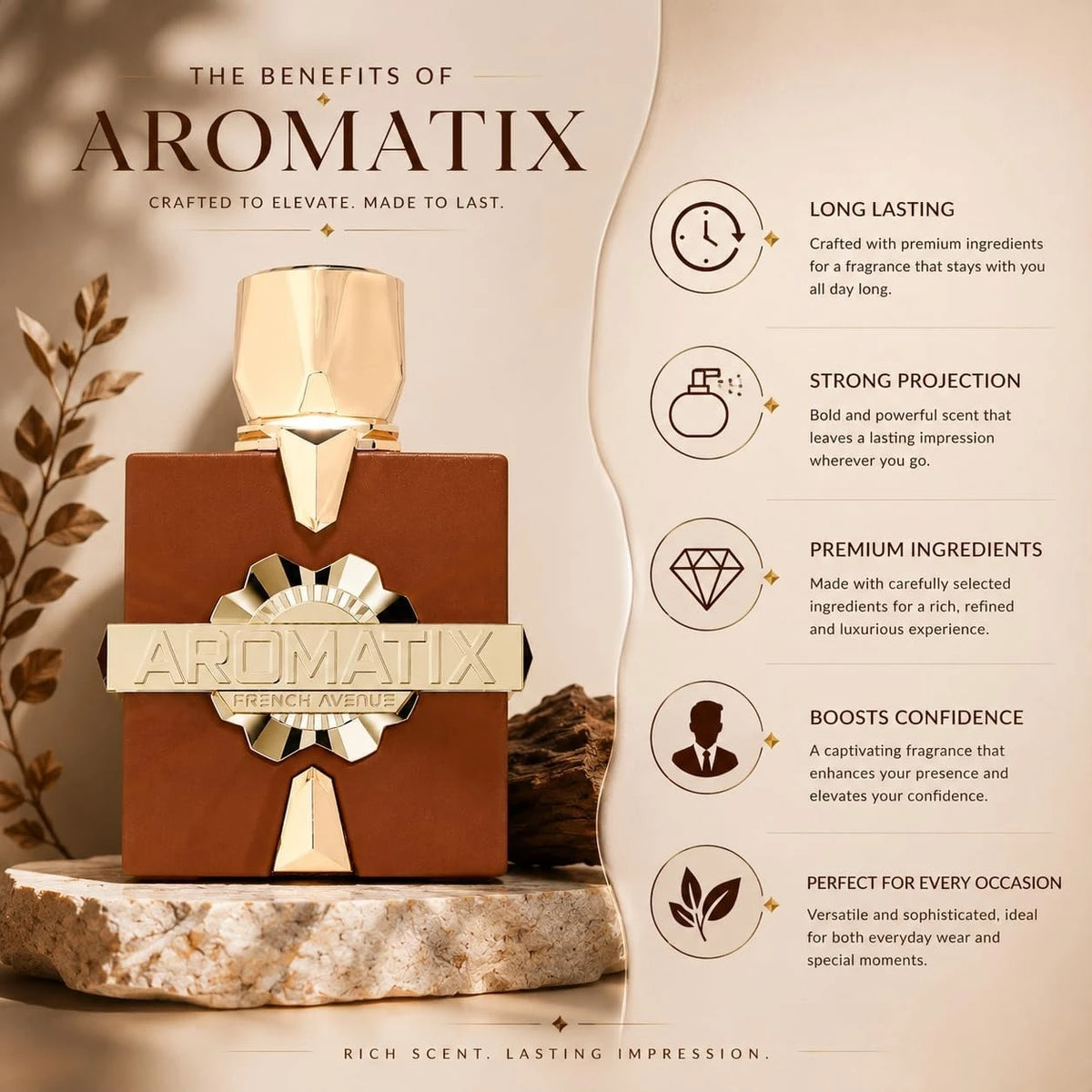 French Avenue Royal Taboo Aromatix X Unisex Extrait De Parfum 100ml - Luxury Fragrance for Men And Women
