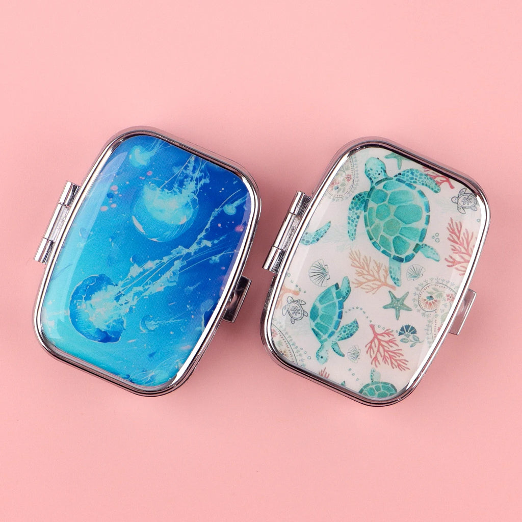 Animals Metal Medicine Box Bird Pill Packaging Health Products Butterfly Moisture Resistant Storage Case Personalized Casket