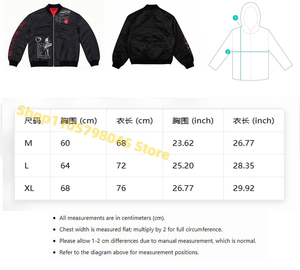 Fan Support ARIRANG 2026 Baseball Jacket Graffiti Printed Zip‑Up Bomber Coat Casual Street Outerwear for Daily Wear