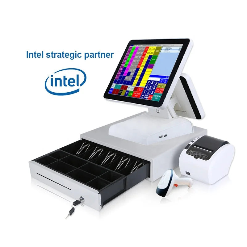 OEM All in One POS Machine Windows Cash Register 15 Inch Touch Pos System