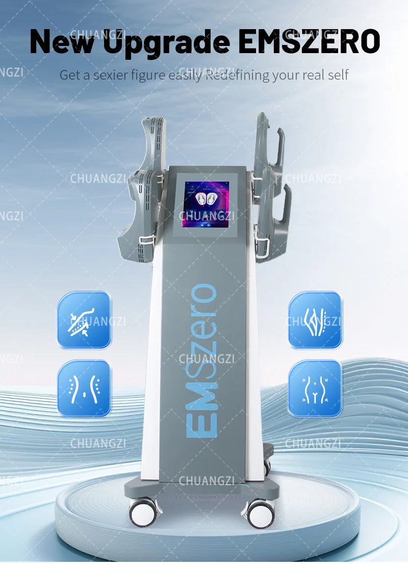 EMSZERO PRO 6500W NEO EMSzero15T EMS+EMT/RF Slimming Machine Nova Body Sculpting EMS Pelvic Muscle Stimulator Salon