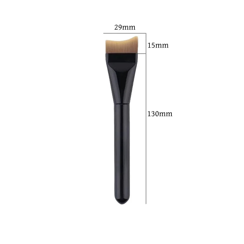 Ultra Thin Brush Make Up Brushes Eco-Friendly Makeup Brush Traceless Liquid Brushes Flat Makeup Scrub for Liquid Cosmetics