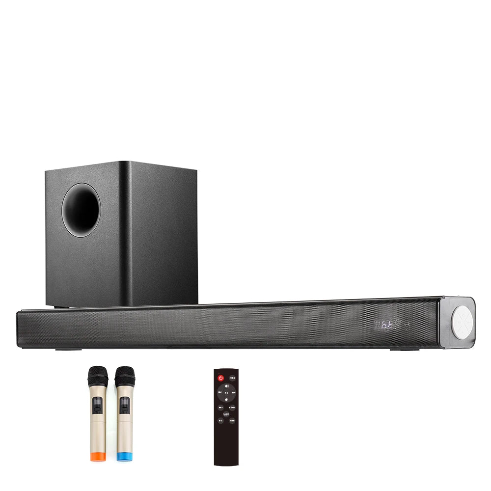 150W TV SoundBar Speaker Home Theater Sound System 3D Surround Sound Bar Subwoofer Bluetooth Speakers