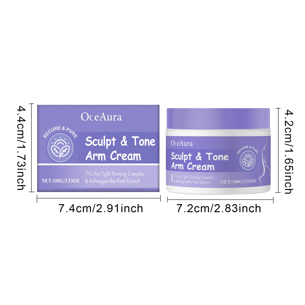 Sculpt & Tone Arm Firming Cream Remove Wrinkles Lifting Skin Anti Sagging Arm Massage Tightening Fast Shipping Body Care Cream