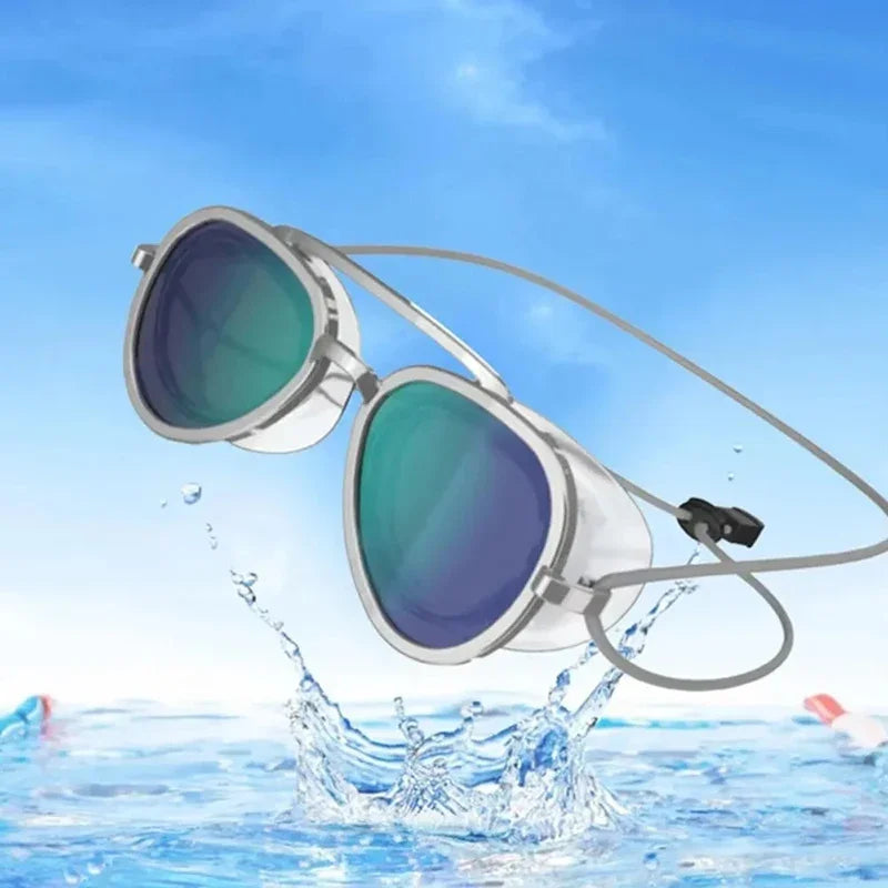 Fashionable Sun Protection Glasses Men's and Women's Outdoor Travel Adjustable Drawstring Full Angle Silicone Surfing Glasses