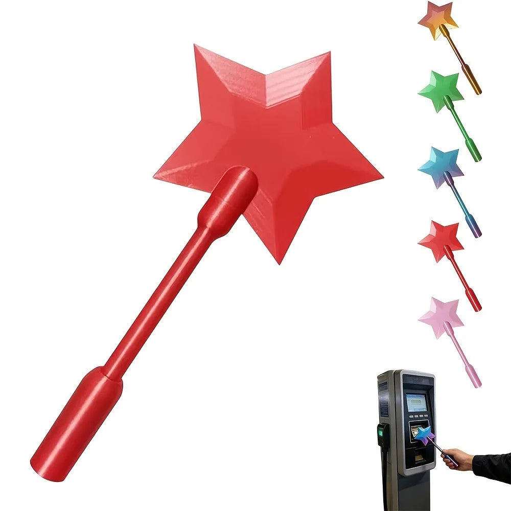 Creative 3D Printed Wand Tap To Pay Stretchable Lightweight Star Magic Wand Holder Cute Portable Contactless Payment Sleeve