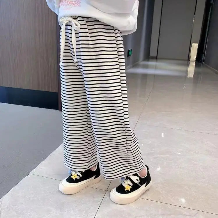 Summer Kids Pnats Children Korean Mosquito Proof Pants for Boys Girls Baby Casual Outwear Pants Sports Pants Teen Girls Clothing