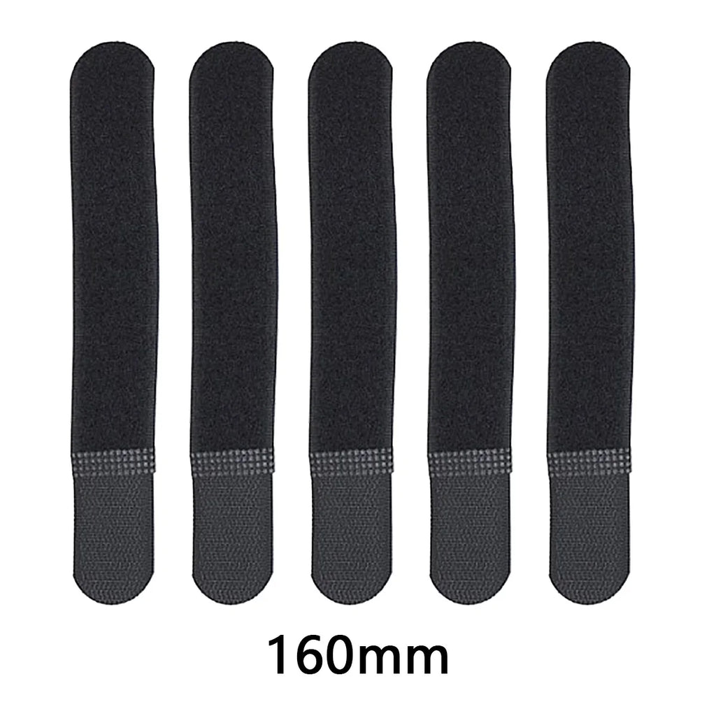Reusable Nylon Cable Ties Straps With Hook Loop Fastener For Backpack Organizer Cord Grip Wrapping Buckle Webbing Fix