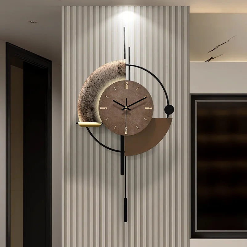 Modern Minimalist Living Room Home Wall Clocks TV Background Decoration Wall Clock Modern Design Home Decor